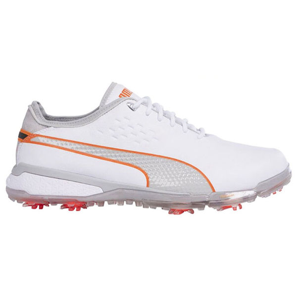 Compare prices on Puma Ignite Pro Adapt Delta Golf Shoes - White Grey Orange