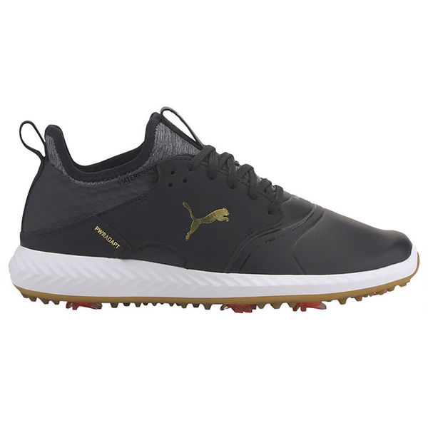Compare prices on Puma Ignite PWR Adapt Caged Crafted Golf Shoes - Black Black