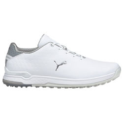 Puma Pro Adapt Alphacat Leather Golf Shoes - White Silver
