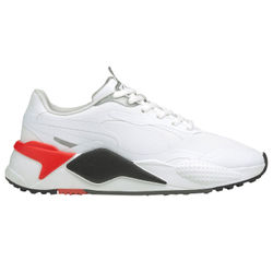 Puma RS-G Golf Shoes - White Black Red Blast