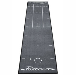 PuttOut Deluxe Putting Mat - Grey