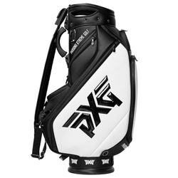 PXG Golf Tour Staff Bag - Black White