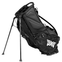 PXG Jacquard Woven Fairway Camo Hybrid Stand Bag - Black Camo