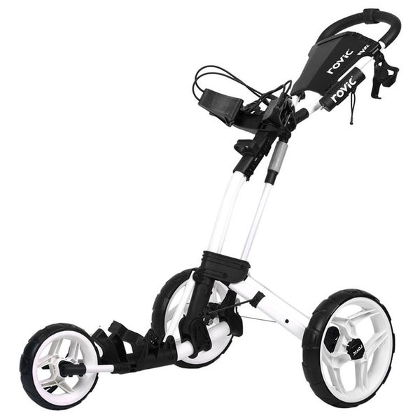 Compare prices on Rovic By Clicgear RV2L 3 Wheel Golf Trolley - Artic White