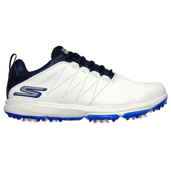 Compare prices on Skechers Go Golf Pro 4 Legacy Golf Shoes - White Navy