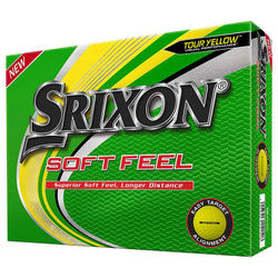 Srixon 2022 Soft Feel Golf Balls - Yellow