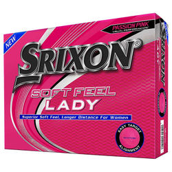 Srixon Ladies Soft Feel Golf Balls - Pink