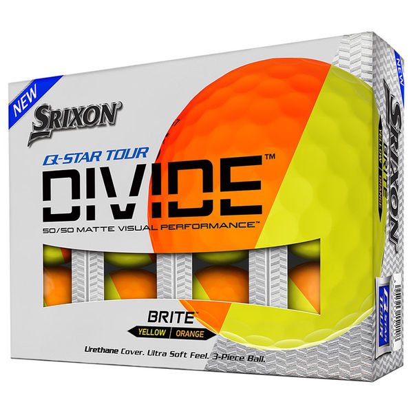 Compare prices on Srixon Q Star Tour Divide Golf Balls - Matte Yellow Orange