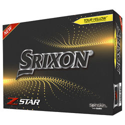 Srixon Z Star Golf Balls - Yellow