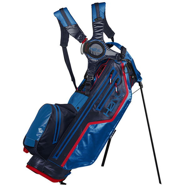 Compare prices on Sun Mountain 2022 H2NO 14 Way Golf Stand Bag - Navy Cobalt Red