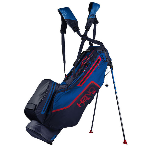 Compare prices on Sun Mountain 2022 H2NO Lite Speed Golf Stand Bag - Navy Cobalt Red