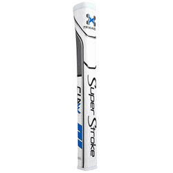 SuperStroke Traxion Claw 2.0 Golf Putter Grip - White Grey Blue