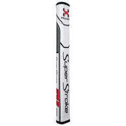 SuperStroke Traxion Flatso 2.0 Golf Putter Grip - White Grey Red