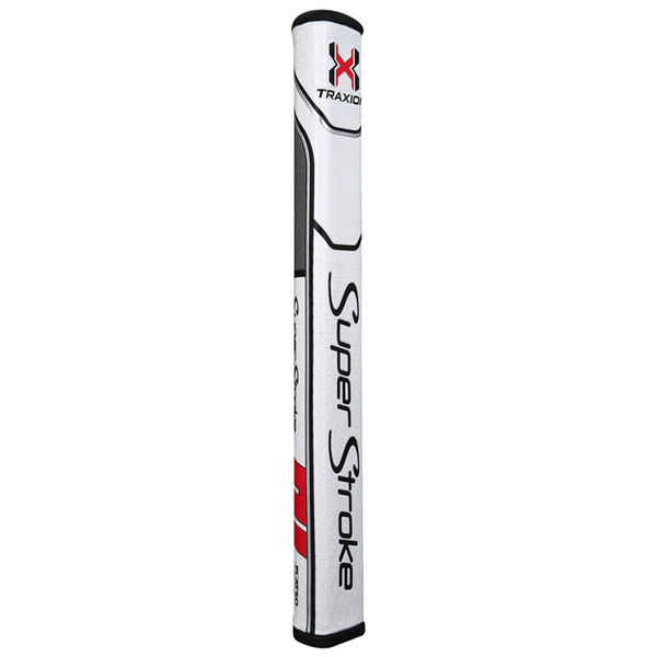 Compare prices on SuperStroke Traxion Flatso 2.0 Golf Putter Grip - White Grey Red