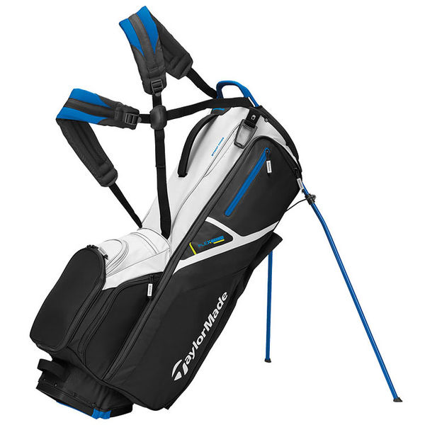 Compare prices on TaylorMade 2021 FlexTech Golf Stand Bag - Black White Blue