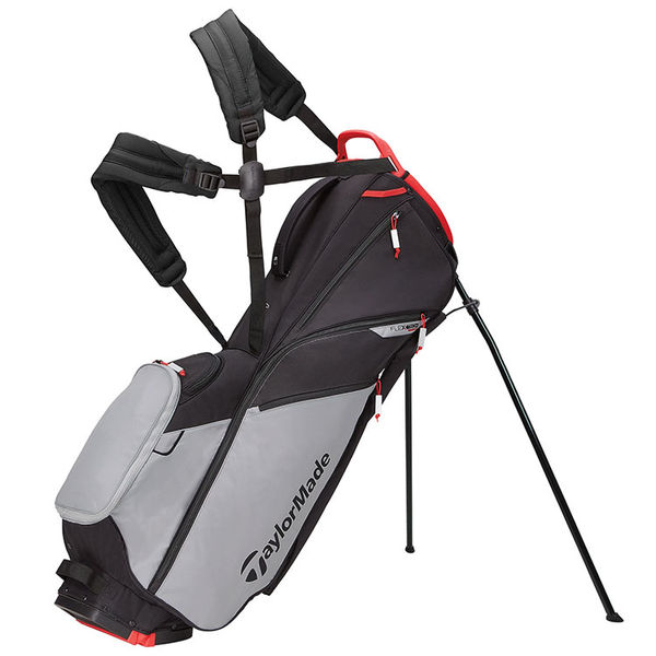 Compare prices on TaylorMade 2021 FlexTech Lite Golf Stand Bag - Cool Grey Red Black