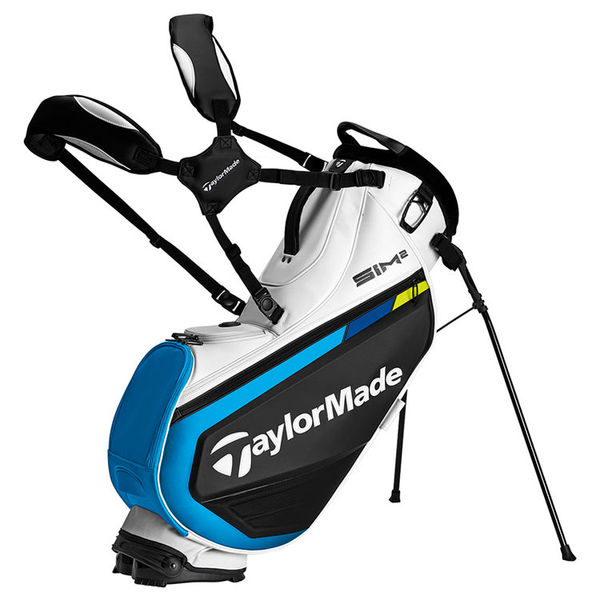 Compare prices on TaylorMade 2021 Tour Golf Stand Bag - Black White Blue