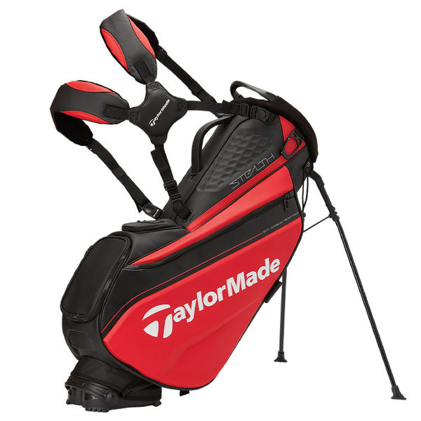 Compare prices on TaylorMade Tour Staff Golf Stand Bag - Black Red