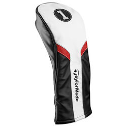 TaylorMade Driver Headcover - White Black Red