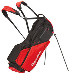 TaylorMade FlexTech Golf Stand Bag - Black Red