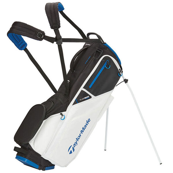 Compare prices on TaylorMade FlexTech Golf Stand Bag - White Black Blue