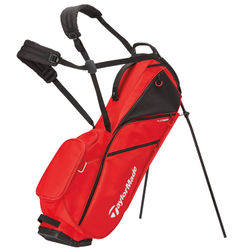 TaylorMade FlexTech Lite Golf Stand Bag - Black Red