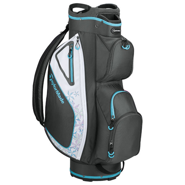 Compare prices on TaylorMade Ladies Kalea Golf Cart Bag - Charcoal Silver Blue