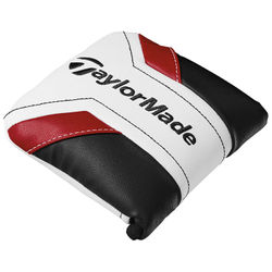 TaylorMade Mallet Putter Headcover - White Black Red