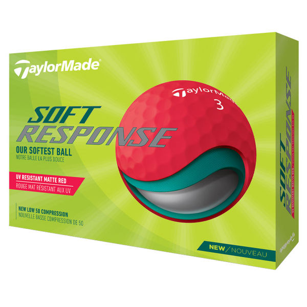 Compare prices on TaylorMade Soft Response Matte Golf Balls - Red