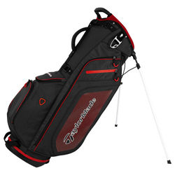 TaylorMade Tour Lite Golf Stand Bag - Black White Red