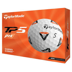 TaylorMade TP5 Pix 2.0 Golf Balls - White