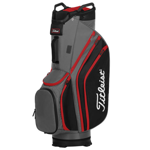 Compare prices on Titleist Cart 14 Lightweight Golf Cart Bag - Charcoal Black Red
