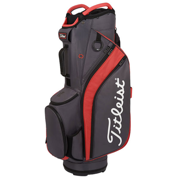 Compare prices on Titleist Cart 14 Lightweight Golf Cart Bag - Graphite Red Black