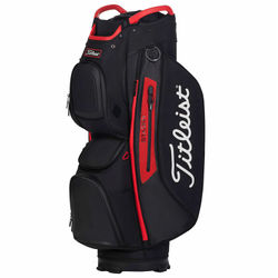 Titleist StaDry 15 Golf Cart Bag - Black Black Red