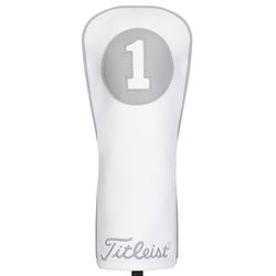 Titleist Frost Out Leather Driver Headcover - White