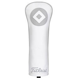 Titleist Frost Out Leather Fairway Wood Headcover - White