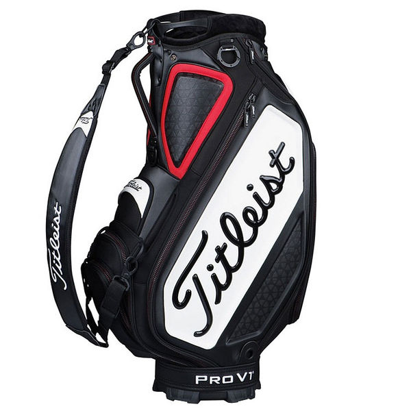 Compare prices on Titleist Golf Tour Staff Bag - Black White Red