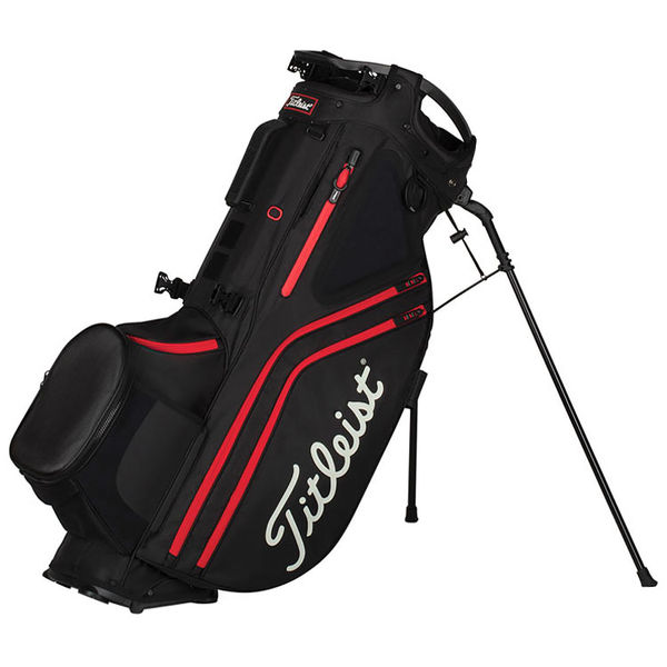 Compare prices on Titleist Hybrid 14 Golf Stand Bag - Black Black Red