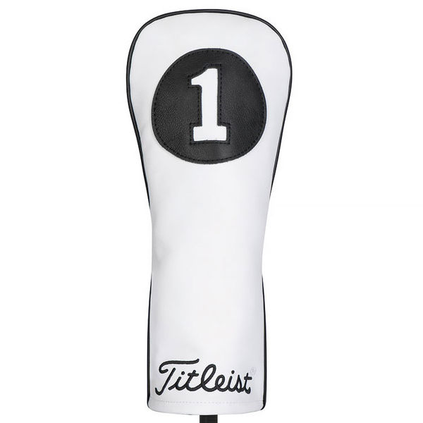 Compare prices on Titleist Leather Driver Headcover - White Black