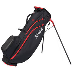 Titleist Players 4 Carbon S Golf Stand Bag - Black Black Red