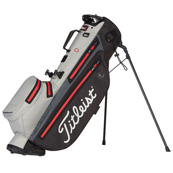 Compare prices on Titleist Players 4 StaDry Golf Stand Bag - Black Grey Red