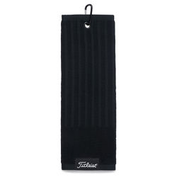 Titleist Players Tri-Fold Golf Towel - Black