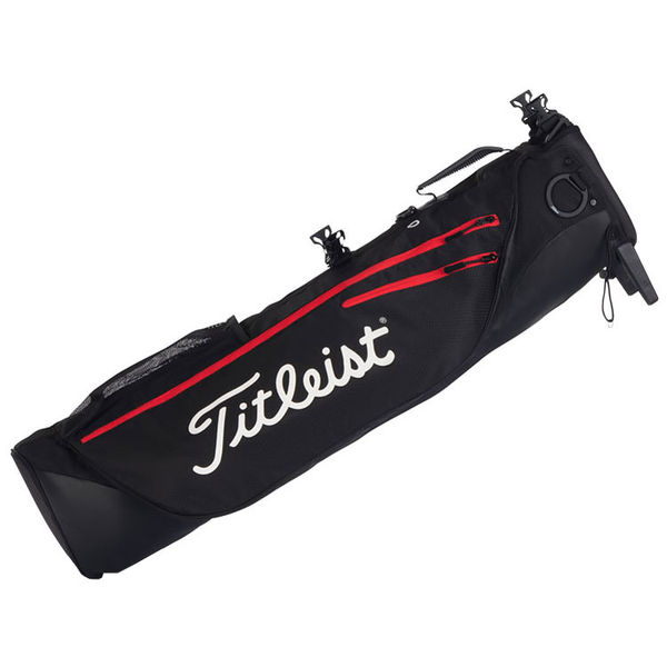 Compare prices on Titleist Premium Carry Golf Pencil Bag -  Black Red