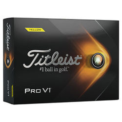 Titleist Pro V1 Golf Balls - Yellow