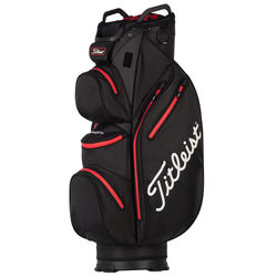 Titleist StaDry 14 Golf Cart Bag - Black Red
