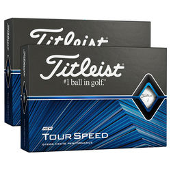Titleist Tour Speed Golf Balls - Double Dozen White