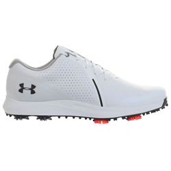 Under Armour Charged Draw RST Golf Shoes - White Black Silver