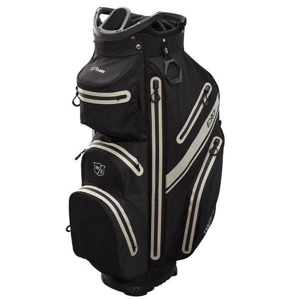 Compare prices on Wilson EXO Dry Golf Cart Bag - Black Black Silver