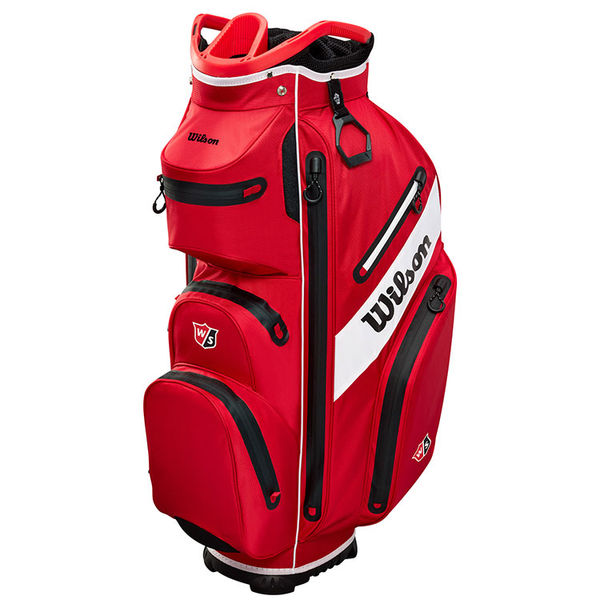 Compare prices on Wilson EXO Dry Golf Cart Bag - Red Black White