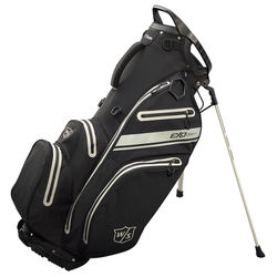 Wilson EXO Dry Golf Stand Bag - Black Charcoal Silver